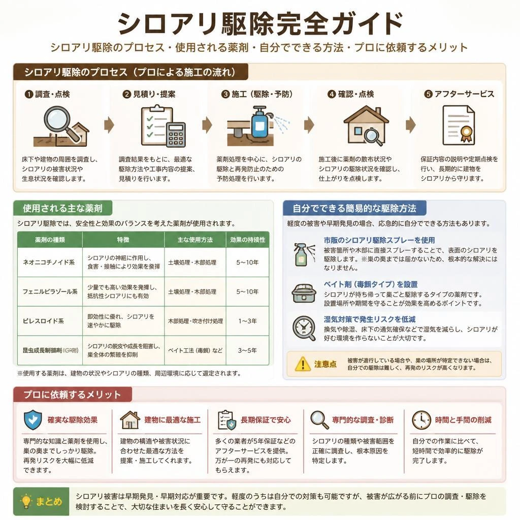 効果的なシロアリ駆除方法とは