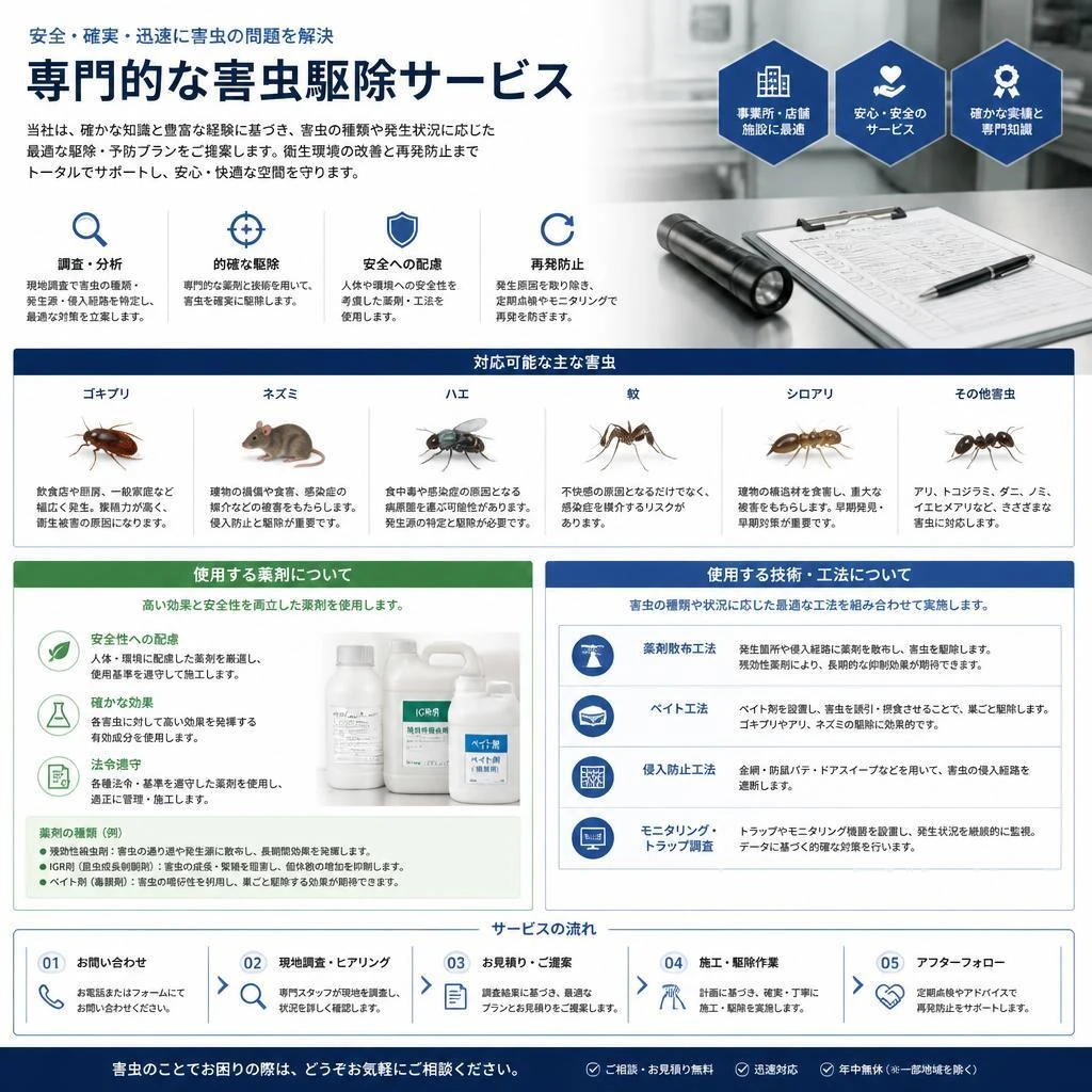 2. 専門的なサービスのご紹介