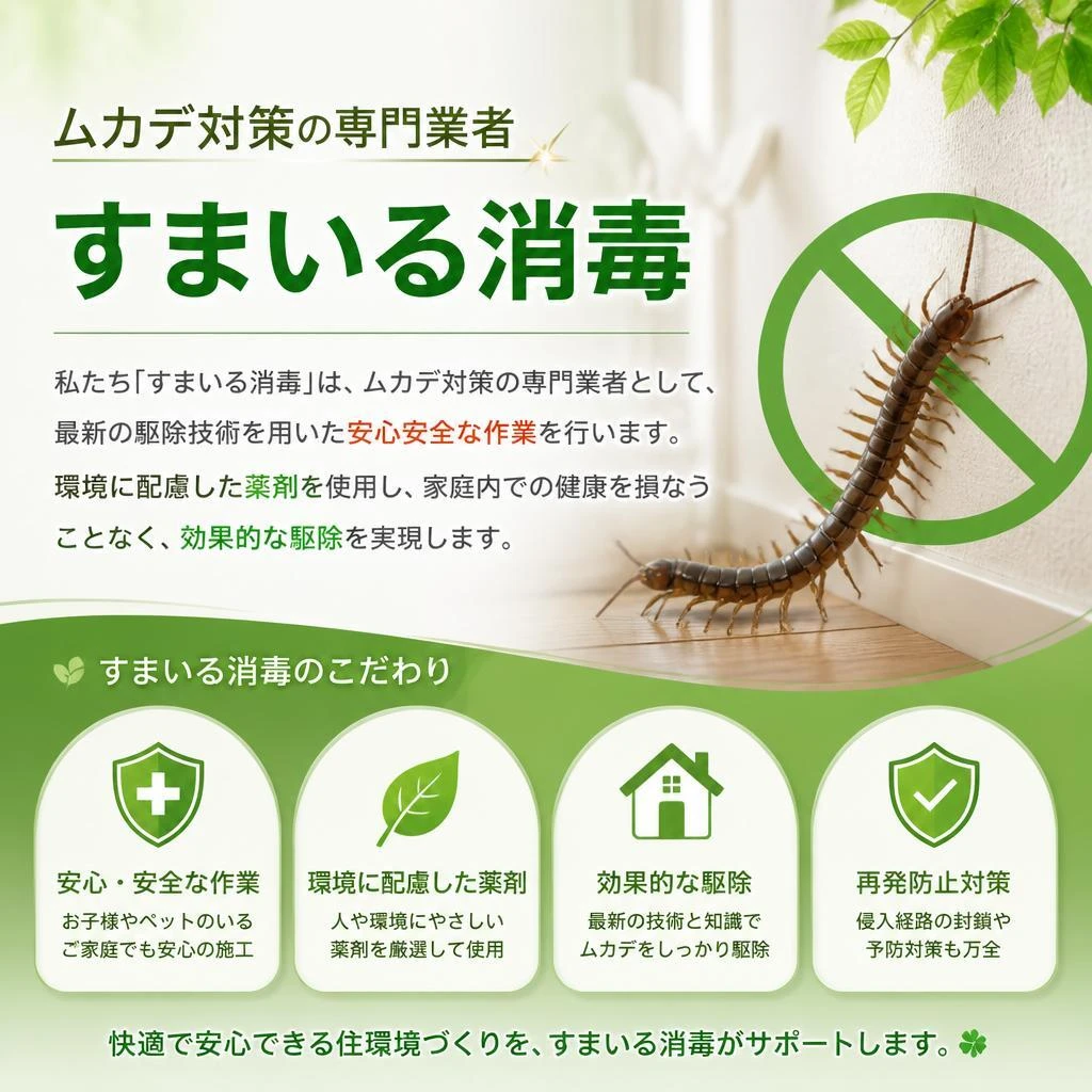 安心の駆除対策