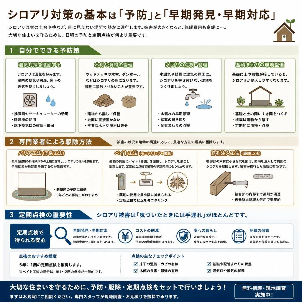 効果的なシロアリ対策